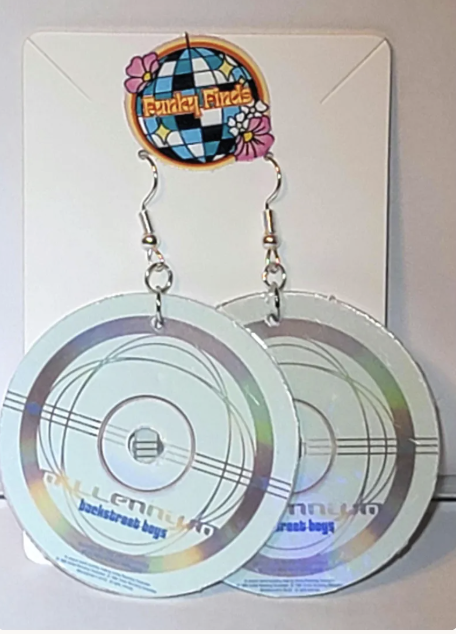 Millennium CD earrings