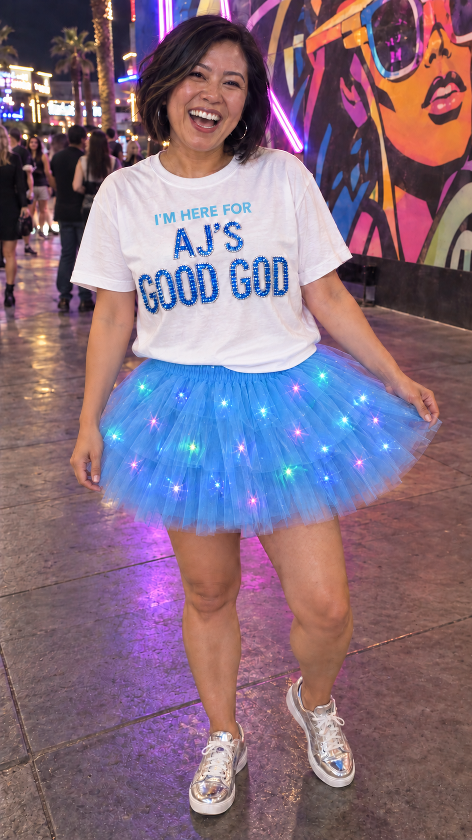 Complete look: I’M HERE FOR AJ’S GOOD GOD