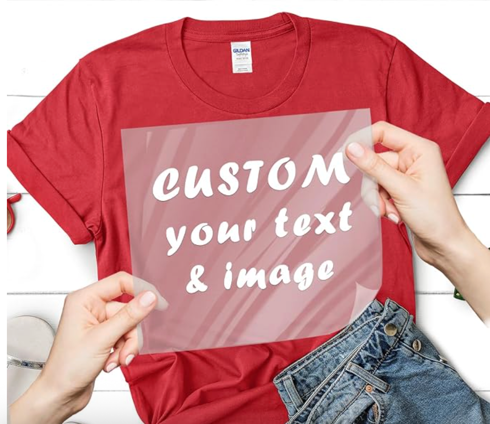 Personalized custom photo iron-on transfer