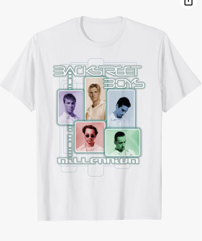 Backstreet Boys Millennium multi-photo T-shirt (donor shirt)